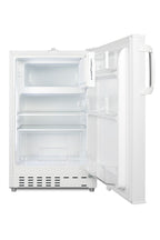 ADA compliant built-in or freestanding 20" wide refrigerator-freezer for residential use with lock (Model ALRF48)