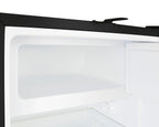 ADA compliant built-in or freestanding 20" wide refrigerator-freezer for residential use with lock (Model ALRF49BCSSHVLH