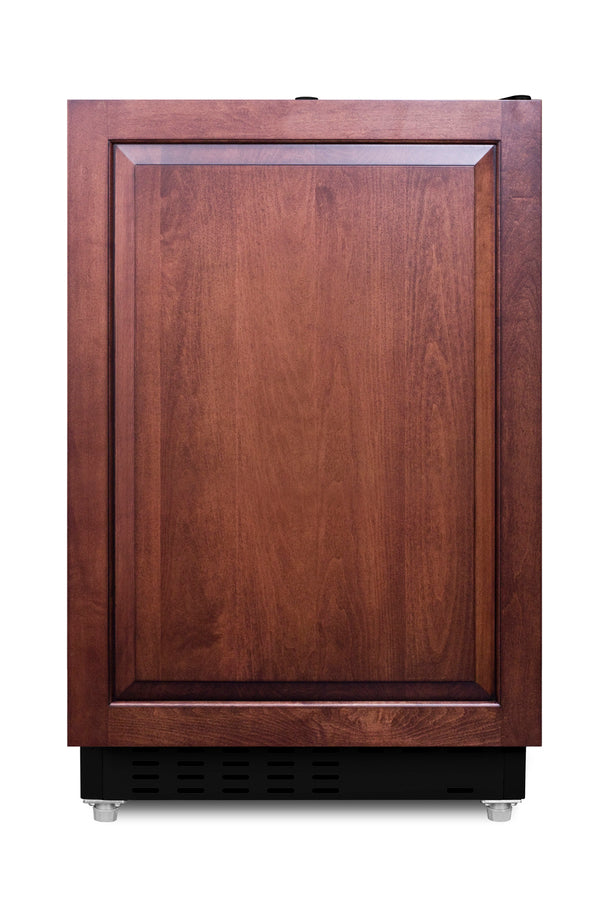 Accucold ADA compliant built-in or freestanding 20" wide refrigerator-freezer for residential use with lock (Model ALRF49BIF)