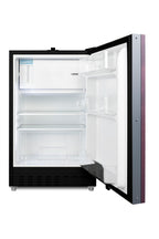 ADA compliant built-in or freestanding 20" wide refrigerator-freezer for residential use with lock (Model ALRF49BIFLHD)