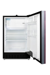 ADA compliant built-in or freestanding 20" wide refrigerator-freezer for residential use with lock (Model ALRF49BIFLHD)