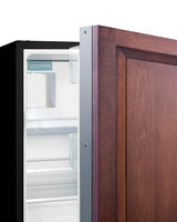 Accucold ADA compliant built-in or freestanding 20" wide refrigerator-freezer for residential use with lock (Model ALRF49BIF)