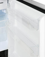 ADA compliant built-in or freestanding 20" wide refrigerator-freezer for residential use with lock (Model ALRF49BSSHVLHD
