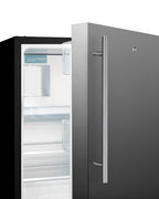 Accucold ADA compliant built-in or freestanding 20" wide refrigerator-freezer for residential use with lock (Model ALRF49BSSHV)