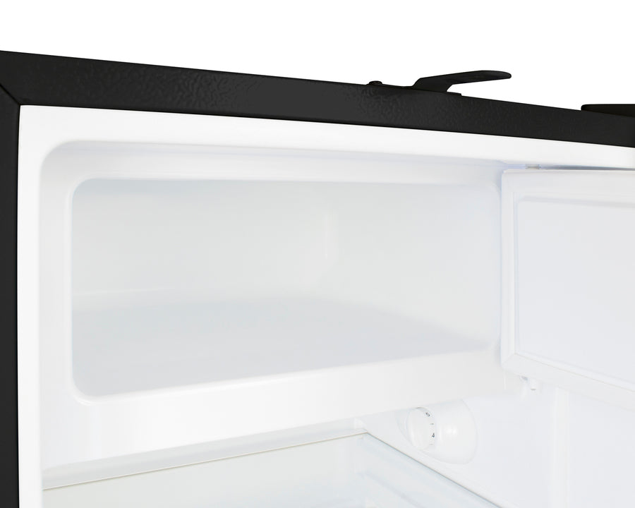 ADA compliant built-in or freestanding 20" wide refrigerator-freezer for residential use with lock (Model ALRF49BSSHVLHD