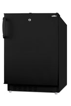 ADA compliant built-in or freestanding 20" wide refrigerator-freezer for residential use with lock (Model ALRF49B)