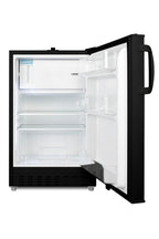 ADA compliant built-in or freestanding 20" wide refrigerator-freezer for residential use with lock (Model ALRF49B)