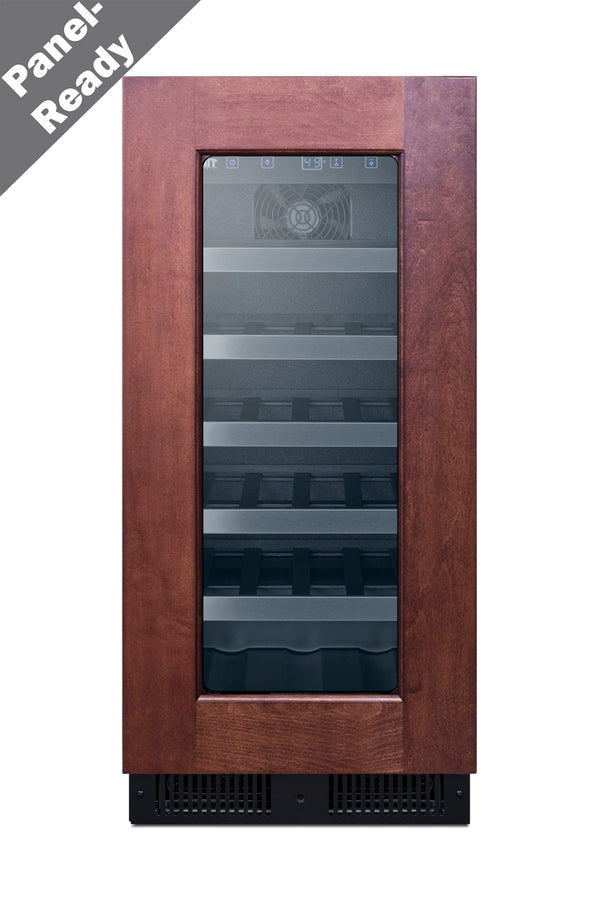 15" wide ADA compliant wine cellar for built-in or freestanding use, with digital controls, front lock, and LED lighting (Model ALWC15PNRLHD) Secondary image