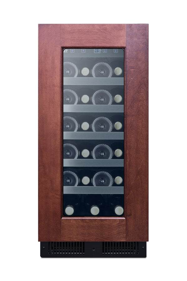 Accucold 15" wide ADA compliant wine cellar for built-in or freestanding use, with digital controls, front lock, and LED lighting (Model ALWC15PNRLHD) Main image
