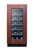 Accucold 15" wide ADA compliant wine cellar for built-in or freestanding use, with digital controls, front lock, and LED lighting (Model ALWC15PNRLHD)