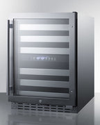 Accucold 24" wide built-in under-counter ADA compliant dual zone wine cellar for residential or commercial use (Model