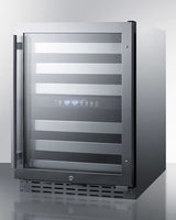 Accucold 24" wide built-in under-counter ADA compliant dual zone wine cellar for residential or commercial use (Model