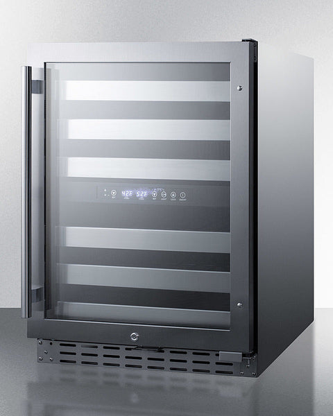 Accucold 18" deep 24" wide undercounter ADA height wine cellar (Model ASDW2412PNRLHD)