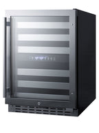 24" wide built-in under-counter ADA compliant dual zone wine cellar for residential or commercial use (Model ALWC532LHD)