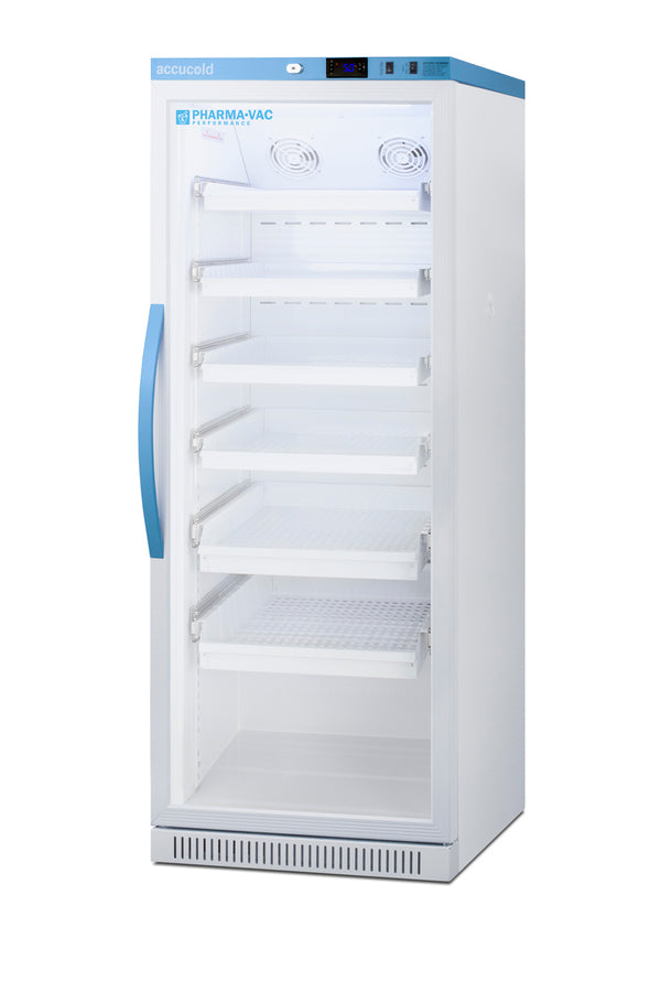 12 Cu.Ft. Upright Vaccine Refrigerator with Removable Drawers, Glass Door (Model ARG12PVDR) - Angle Main image