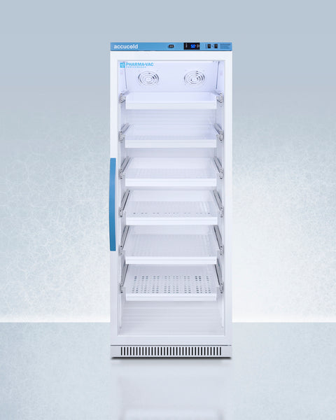 Accucold Performance series Pharma-Vac 12 cu.ft. upright glass door commercial, Left Hinge – ARG12PVDRLHD