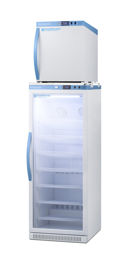 Accucold PHARMA-VAC Performance Series stacked combination of ARG12PV vaccine – ARG12PV-AFZ1PVSTACK - Angle