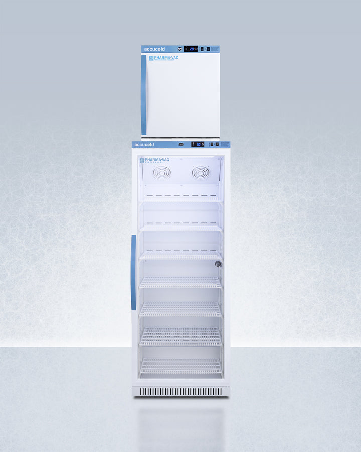 Accucold Performance series Pharma-Vac 12 cu.ft. upright glass door all-refrigerator, Left Hinge – ARG12PV456LHD