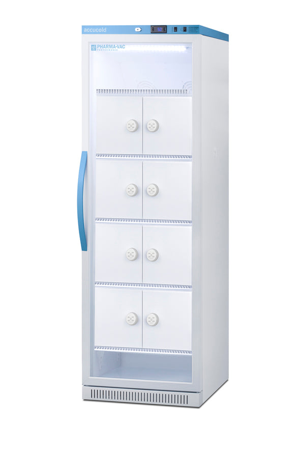 Accucold Performance series Pharma-Vac 15 cu.ft. upright glass door commercial, Left Hinge – ARG15PVLOCKERLHD