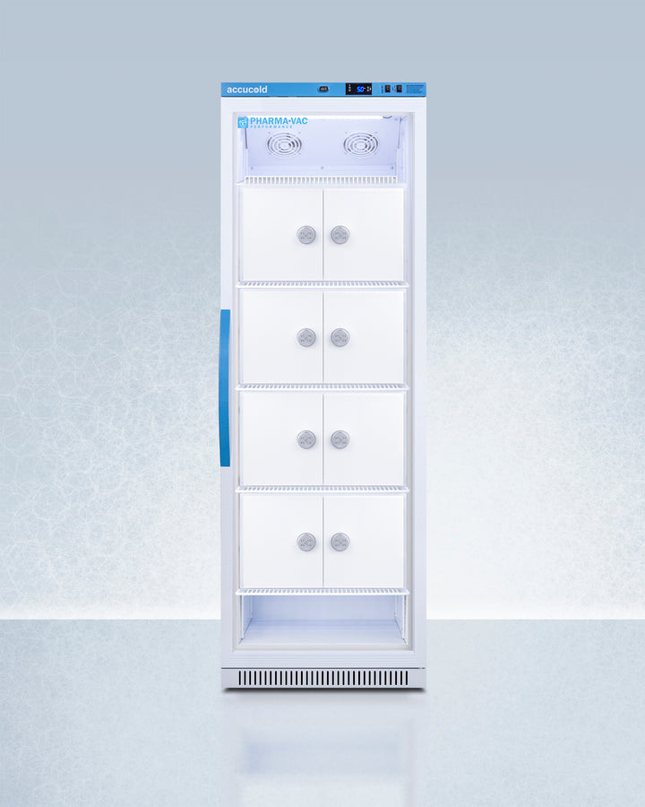Accucold Performance series Pharma-Vac 15 cu.ft. upright glass door commercial, Left Hinge – ARG15PVLOCKERLHD