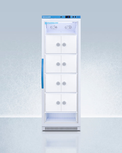 Accucold Performance series Pharma-Vac 15 cu.ft. upright glass door commercial, Left Hinge – ARG15PVLOCKERLHD