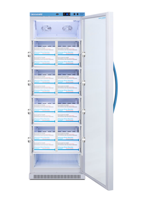 Accucold Performance series Pharma-Vac 15 cu.ft. upright glass door commercial, Left Hinge – ARG15PVLOCKERLHD