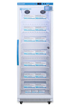 Accucold Performance series Pharma-Vac 18 cu.ft. upright glass door all-refrigerator, Left Hinge – ARG18PVDL2BLHD - Full