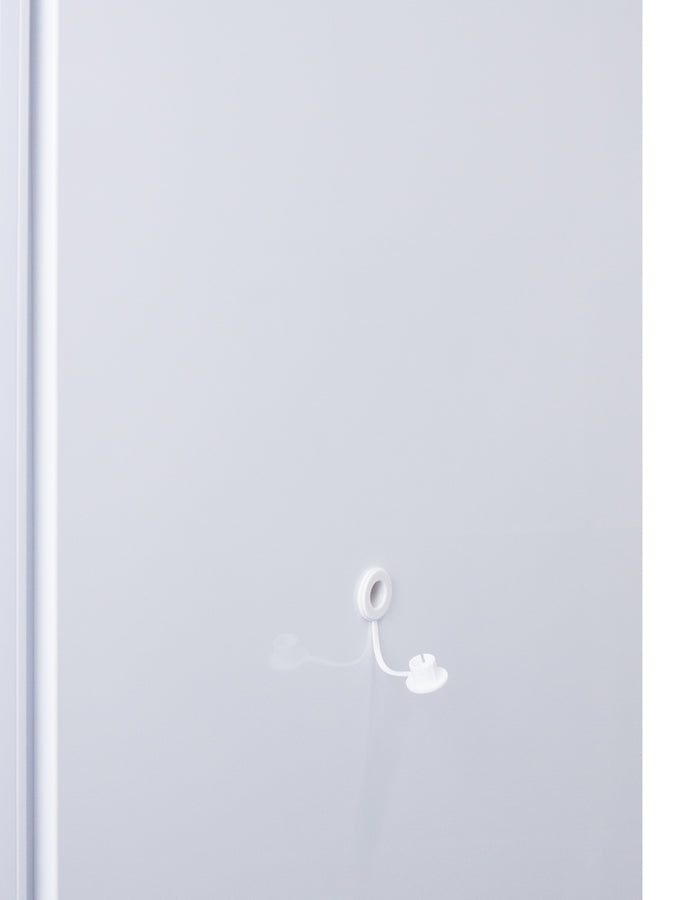 Accucold Performance series Pharma-Vac 1 cu.ft. glass door all-refrigerator, Left Hinge – ARG1PV456LHD - Probe Hole