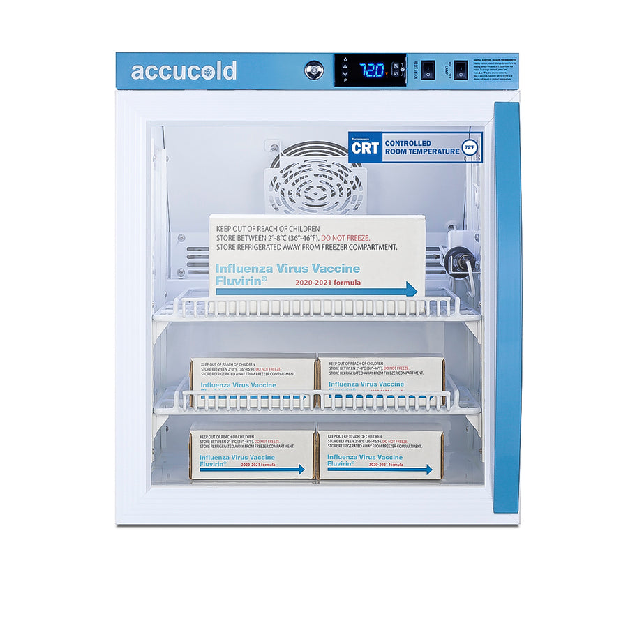 Performance Series controlled room temperature cabinet with lock, Glass Door (Model ARG2PV-CRTLHD) - Full
