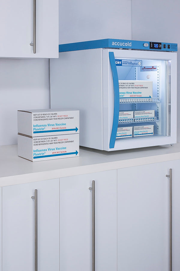 Performance Series controlled room temperature cabinet with lock, Glass Door (Model ARG2PV-CRT)