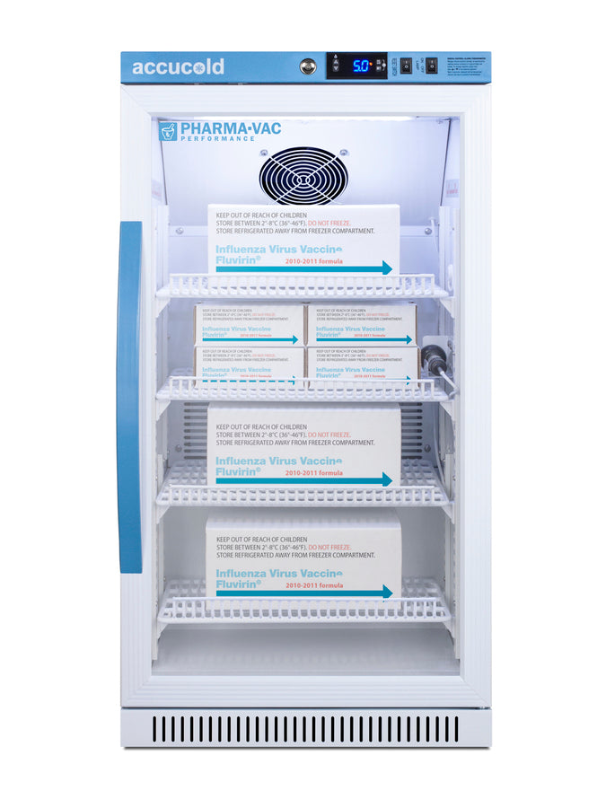 2.83 Cu.Ft. Vaccine Refrigerator, ADA Height, Glass Door, ADA (Model ARG31PVBIADA) - Full