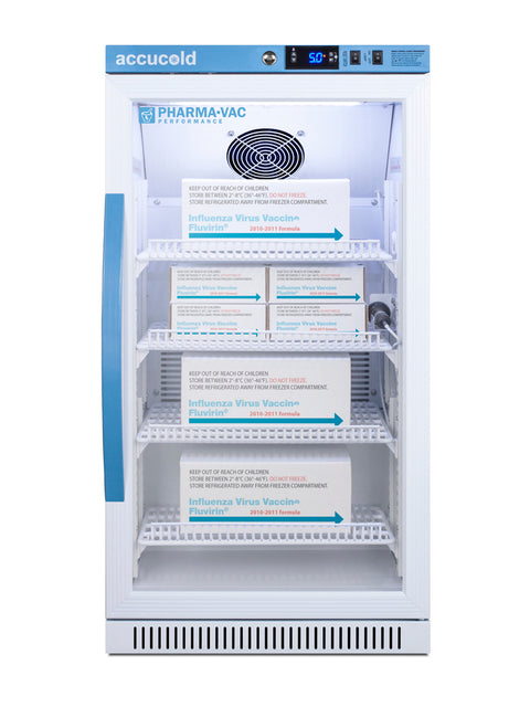2.83 Cu.Ft. Vaccine Refrigerator, ADA Height, Glass Door, ADA (Model ARG31PVBIADA) - Full