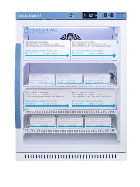 6 Cu.Ft. Vaccine Refrigerator, ADA Height, Glass Door, ADA (Model ARG61PVBIADA) - Full