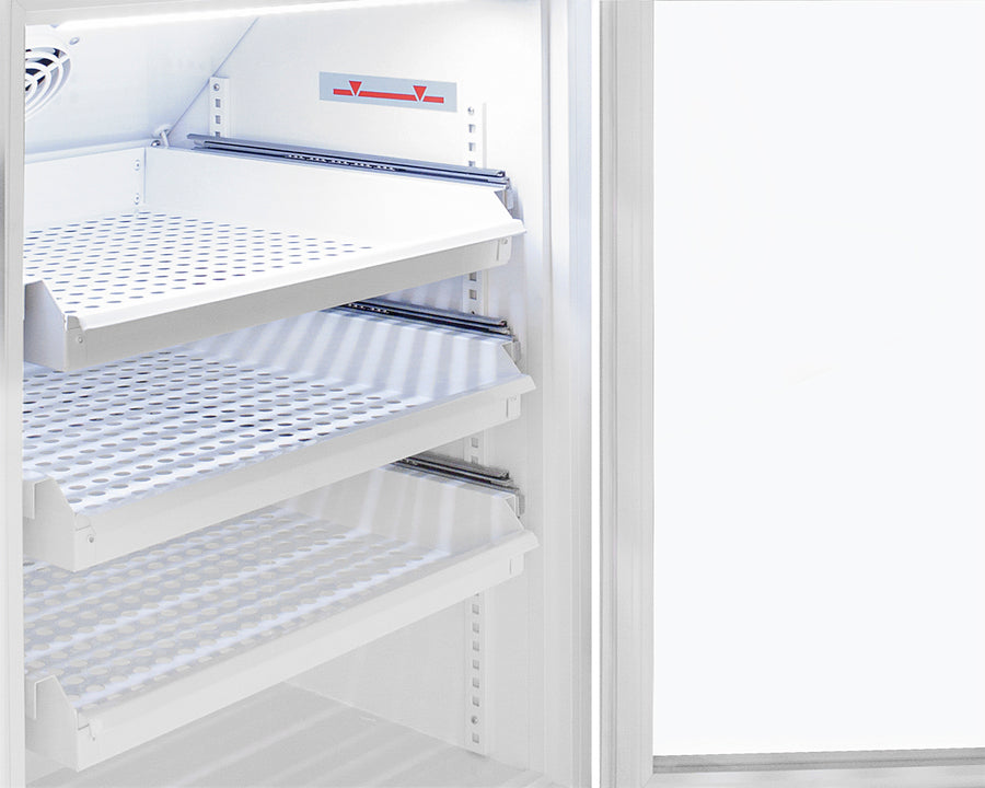 6 Cu.Ft. ADA Height Laboratory Refrigerator with Removable Drawers, Glass Door (Model ARG6MLDR) - Detail