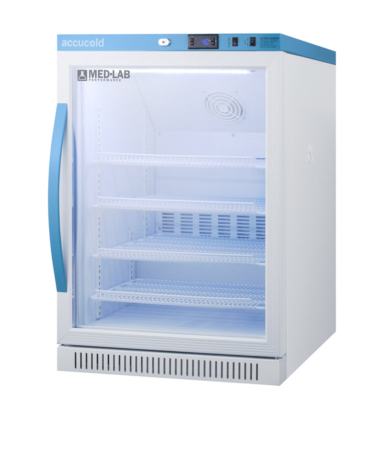 6 Cu.Ft. ADA Height Laboratory Refrigerator, Glass Door (Model ARG6ML) Secondary image