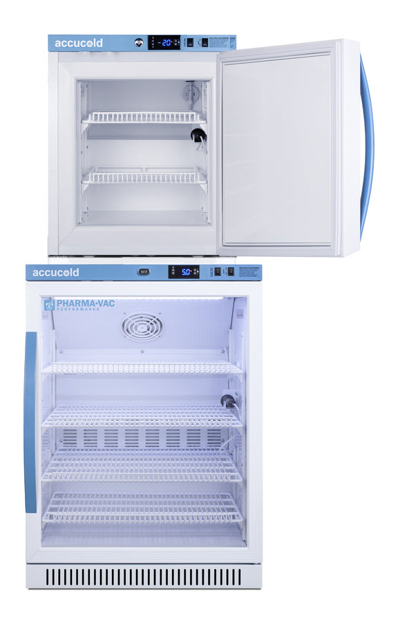 Accucold PHARMA-VAC Performance Series stacked combination of ARG6PV vaccine – ARG6PV-AFZ1PVSTACK