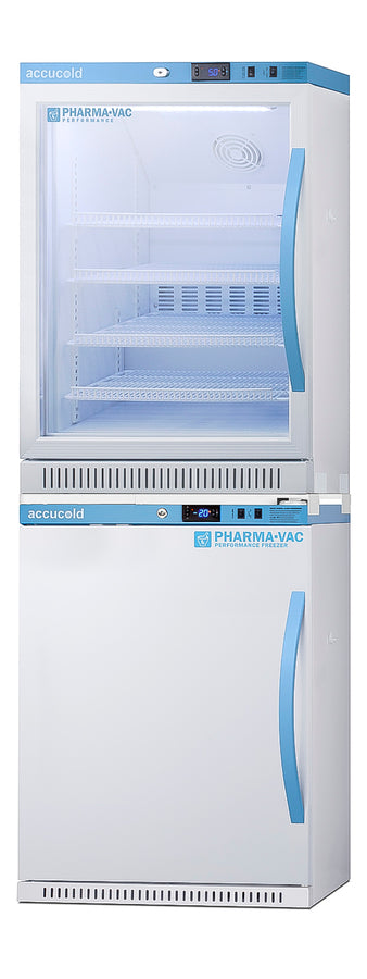 Accucold PHARMA-VAC Performance Series stacked combination of ARG6PV vaccine – ARG6PV-AFZ5PVBIADASTACKLHD