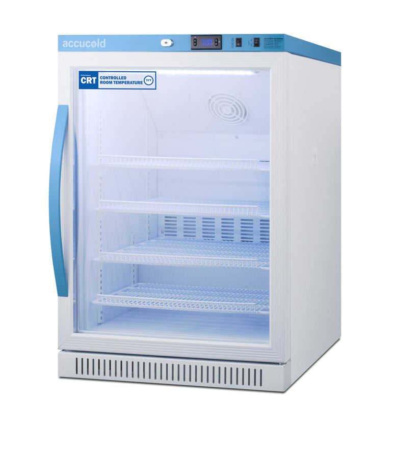 Accucold Accucold Performance series 6 cu.ft. freestanding ADA compliant upright glass door, Left Hinge – ARG6PV-CRTLHD