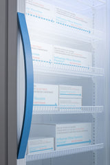 Accucold Accucold Performance series Pharma-Vac 8 cu.ft. upright glass door all-refrigerator, Left Hinge – ARG8PV456LHD