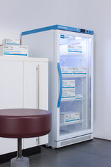 Accucold Accucold Performance series 8 cu.ft. upright glass door controlled room temperature, Left Hinge – ARG8PV-CRTLHD