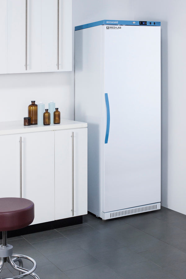 15 Cu.Ft. Upright Laboratory Refrigerator with Interior Lockers, Solid Door (Model ARS15MLLOCKER) Secondary image