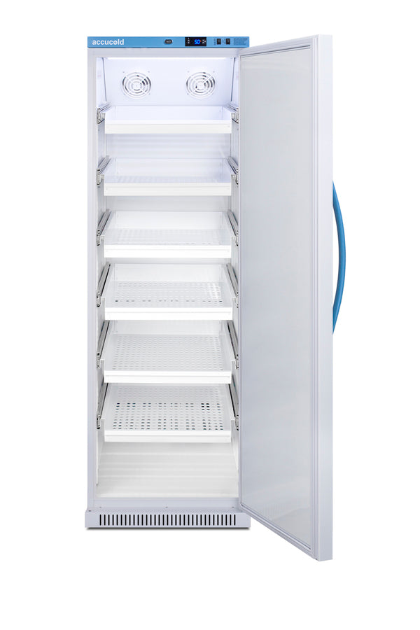 Accucold Performance series Pharma-Vac 15 cu.ft. upright all-refrigerator, Left Hinge – ARS15PVDRLHD - Open