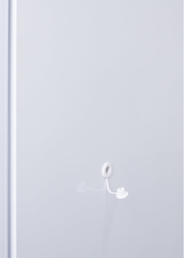Accucold Performance series Pharma-Vac 15 cu.ft. upright all-refrigerator certified, Left Hinge – ARS15PV456LHD - Probe Hole
