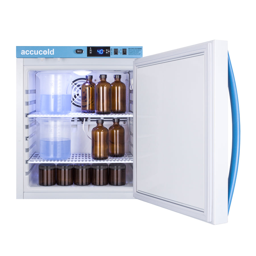 1 Cu.Ft. Compact Laboratory Refrigerator, Solid Door (Model ARS1ML)