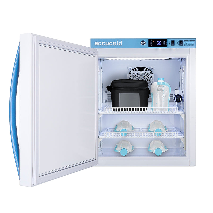 2 cu.ft. MOMCUBE breast milk refrigerator, Solid Door (Model ARS2MLMCLHD)