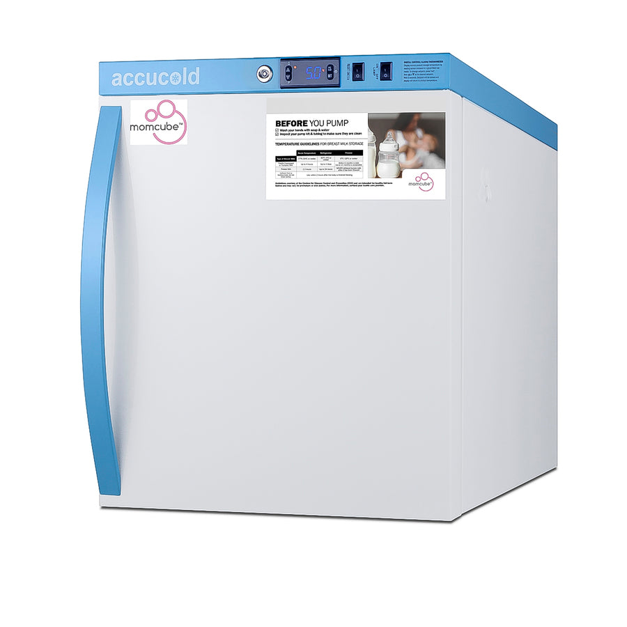 2 cu.ft. MOMCUBE breast milk refrigerator, Solid Door (Model ARS2MLMC) - Angle