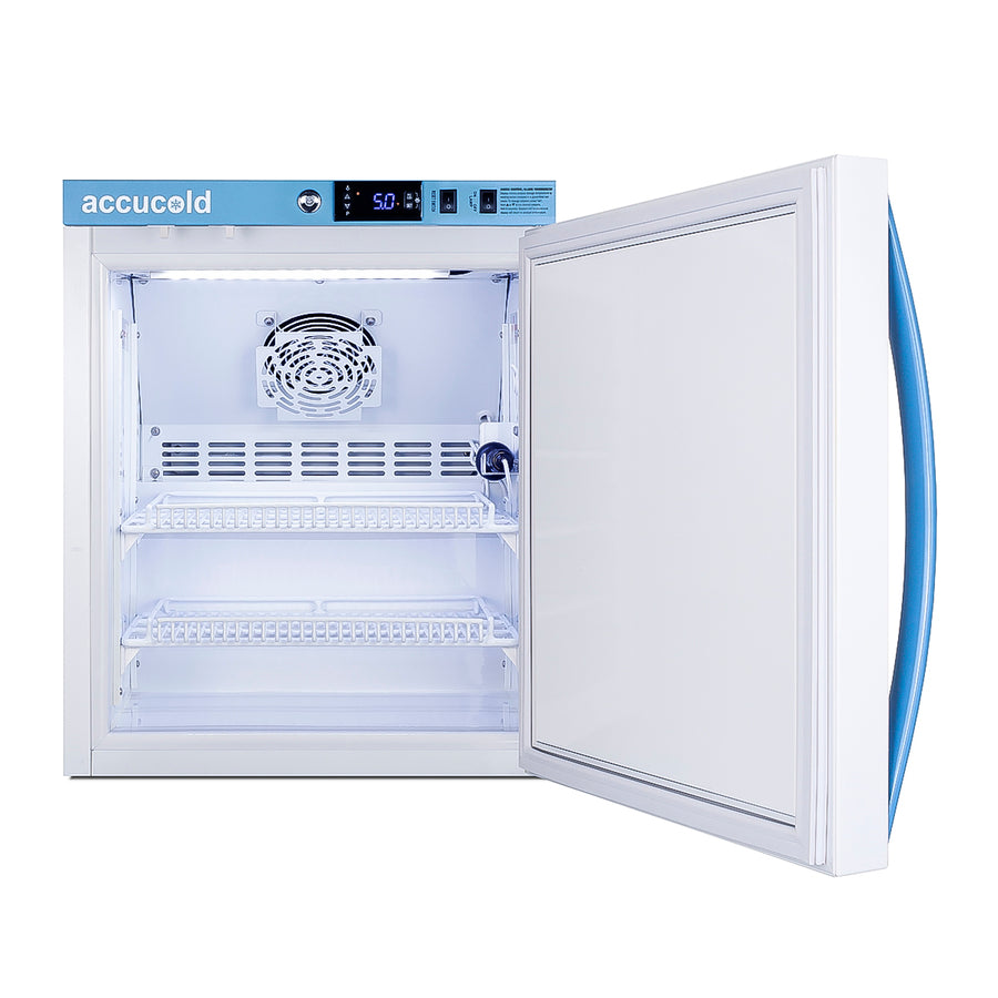 Performance Series Pharma-Vac all-refrigerator certified to the NSF 456 Vaccine Storage Standard, Solid Door (Model ARS2PV456) - Open