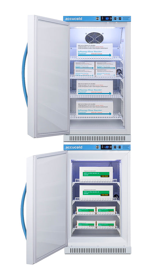 Accucold PHARMA-VAC Performance Series stacked combination of ARS32PVBIADA vaccine – ARS32PVBIADA-AFZ2PVBIADASTACKLHD