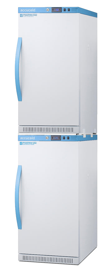 Accucold PHARMA-VAC Performance Series stacked combination of ARS32PVBIADA vaccine – ARS32PVBIADA-AFZ2PVBIADASTACK - Angle