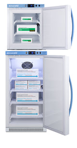 Accucold PHARMA-VAC Performance Series stacked combination of ARS32PVBIADA vaccine – ARS32PVBIADA-AFZ1PVSTACK